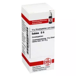 SABINA D 6 glóbulos, 10 g