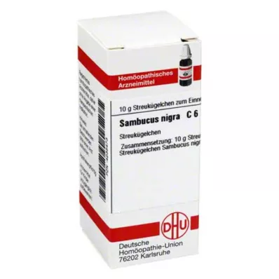 SAMBUCUS NIGRA C 6 glóbulos, 10 g SAMBUCUS NIGRA C 6 glóbulos, 10 g