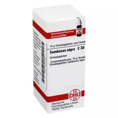 SAMBUCUS NIGRA C 30 glóbulos, 10 g SAMBUCUS NIGRA C 30 glóbulos, 10 g