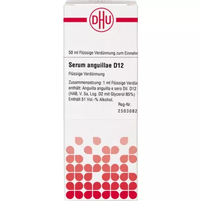 SERUM ANGUILLAE Diluição D 12, 50 ml