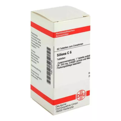 SILICEA C 6 Comprimidos, 80 Cápsulas