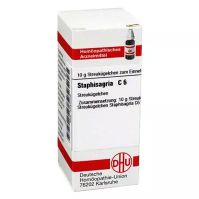 STAPHISAGRIA C 6 glóbulos, 10 g