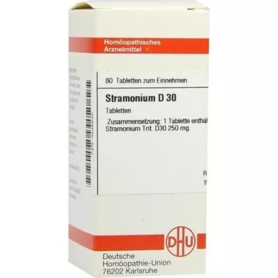 STRAMONIUM D 30 Comprimidos, 80 Cápsulas