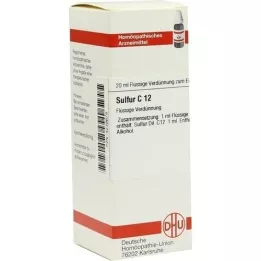 SULFUR Diluição C 12, 20 ml