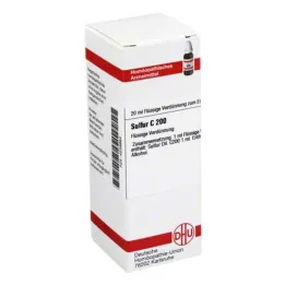 SULFUR Diluição C 200, 20 ml