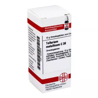 TELLURIUM metallicum C 30 glóbulos, 10 g