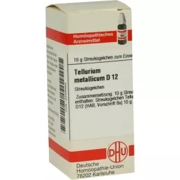 TELLURIUM metallicum D 12 glóbulos, 10 g