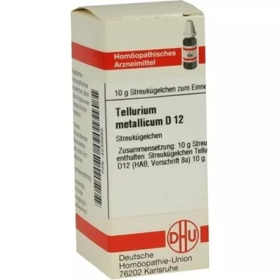 TELLURIUM metallicum D 12 glóbulos, 10 g