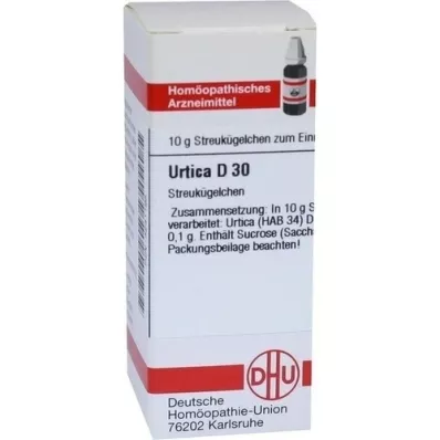 URTICA D 30 glóbulos, 10 g