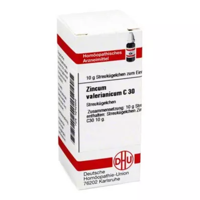 ZINCUM VALERIANICUM C 30 glóbulos, 10 g ZINCUM VALERIANICUM C 30 glóbulos, 10 g