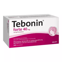 TEBONIN forte 40 mg comprimidos revestidos por película, 200 unidades