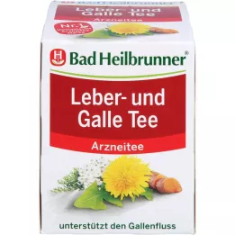 BAD HEILBRUNNER Saquinhos de filtro para chá de fígado e vesícula biliar, 8X1,75 g