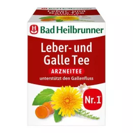 BAD HEILBRUNNER Saquinhos de filtro para chá de fígado e vesícula biliar, 8X1,75 g