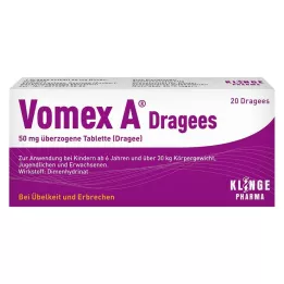 VOMEX A Dragees 50 mg comprimidos revestidos, 20 unidades