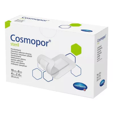 COSMOPOR penso esterilizado para feridas 6x10 cm, 25 unidades