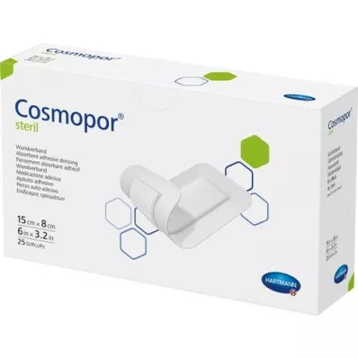 COSMOPOR Pensos esterilizados para feridas 8x15 cm, 25 pcs