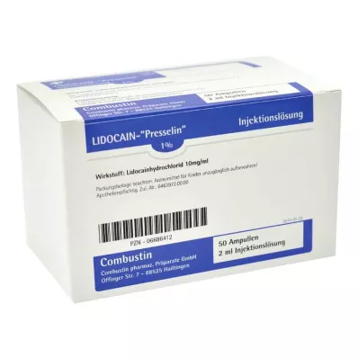 LIDOCAIN PRESSELIN Solução injetável a 1%, 100X2 ml LIDOCAIN PRESSELIN Solução injetável a 1%, 100X2 ml