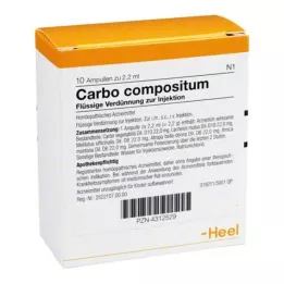 CARBO COMPOSITUM Ampolas, 10 pcs