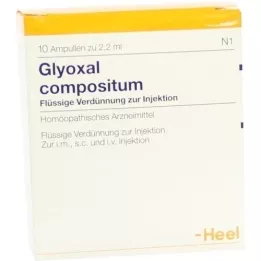 GLYOXAL ampolas de compositum, 10 unid