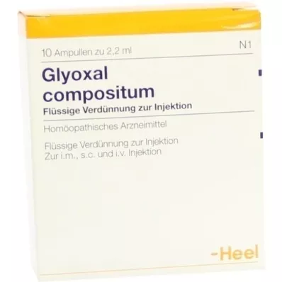GLYOXAL ampolas de compositum, 10 unid