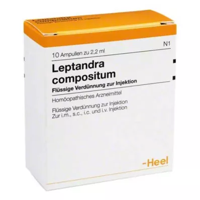 LEPTANDRA COMPOSITUM Ampolas, 10 pcs LEPTANDRA COMPOSITUM Ampolas, 10 pcs