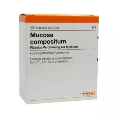MUCOSA ampolas de compositum, 10 unid