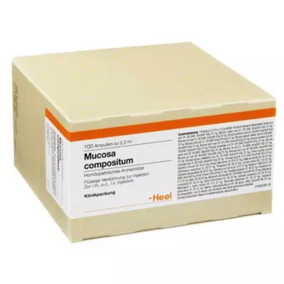 MUCOSA ampolas de compositum, 100 pcs