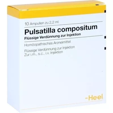 PULSATILLA COMPOSITUM Ampolas, 10 pcs