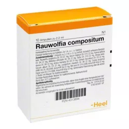 RAUWOLFIA COMPOSITUM Ampolas, 10 pcs