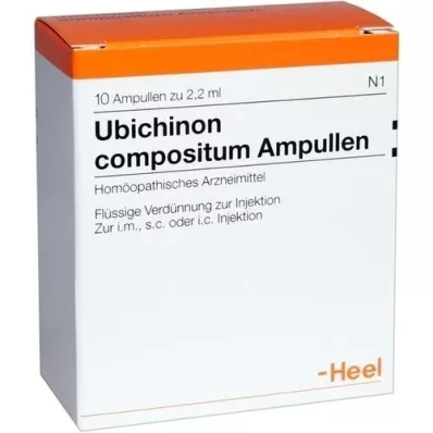 UBICHINON ampolas comp., 10 unid