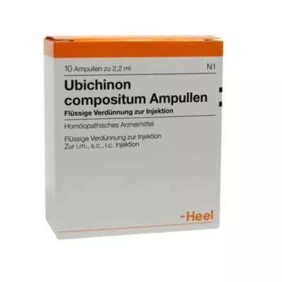 UBICHINON ampolas comp., 10 unid