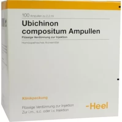 UBICHINON ampolas comp., 100 unid