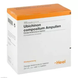 UBICHINON ampolas comp., 100 unid