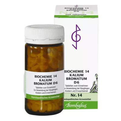 BIOCHEMIE 14 Bromato de potássio D 6 comprimidos, 200 unid