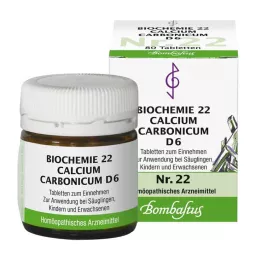 BIOCHEMIE 22 Calcium carbonicum D 6 comprimidos, 80 unid