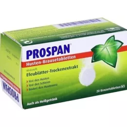 PROSPAN Comprimidos efervescentes para a tosse, 20 unidades
