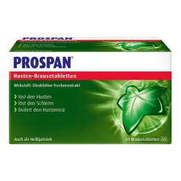 PROSPAN Comprimidos efervescentes para a tosse, 20 unidades