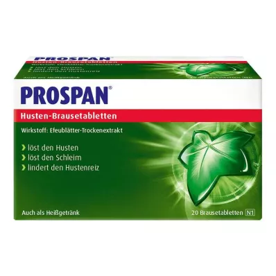 PROSPAN Comprimidos efervescentes para a tosse, 20 unidades PROSPAN Comprimidos efervescentes para a tosse, 20 unidades