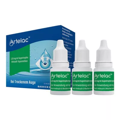 ARTELAC Colírio para os olhos, 3X10 ml