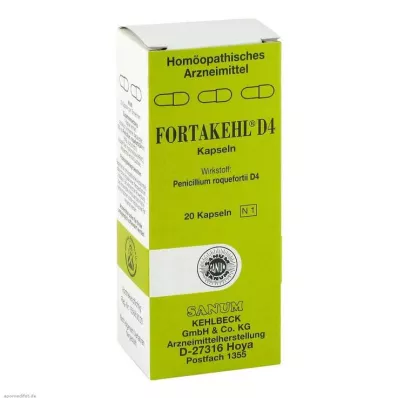 FORTAKEHL D 4 cápsulas, 20 unidades FORTAKEHL D 4 cápsulas, 20 unidades