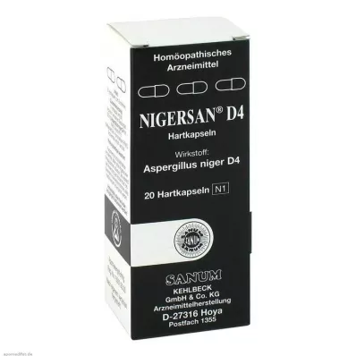 NIGERSAN D 4 cápsulas, 20 unidades