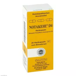 NOTAKEHL D 4 cápsulas, 20 unidades