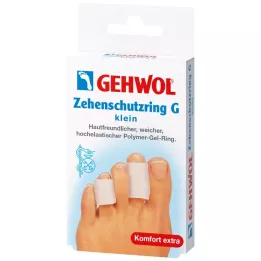 GEHWOL Anel de proteção dos dedos dos pés em gel de polímero G pequeno, 2 peças
