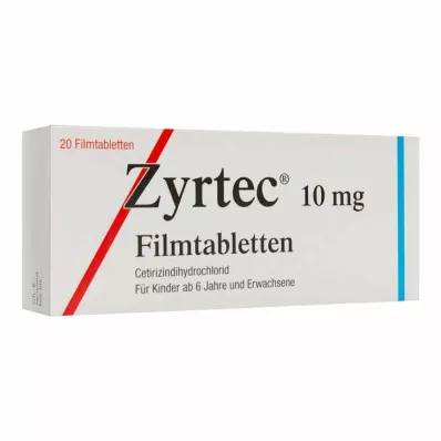 ZYRTEC Comprimidos revestidos por película, 20 unidades