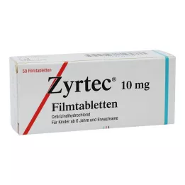 ZYRTEC Comprimidos revestidos por película, 50 unidades