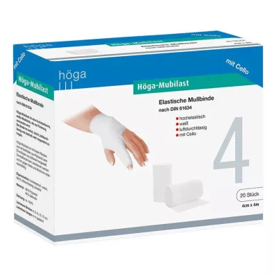 HÖGA-MUBILAST Ligadura de fixação 4 cmx4 com celofane, 1 pc