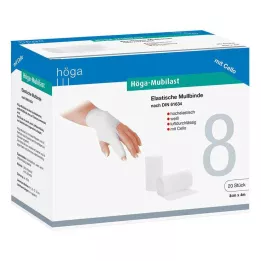 HÖGA-MUBILAST Ligadura de fixação 8 cmx4 com celofane, 1 pc