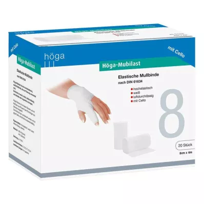 HÖGA-MUBILAST Ligadura de fixação 8 cmx4 com celofane, 1 pc