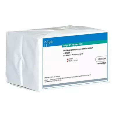 HÖGA-KOMPRESSEN OP 10x20 cm não estéril 8x, 100 unidades