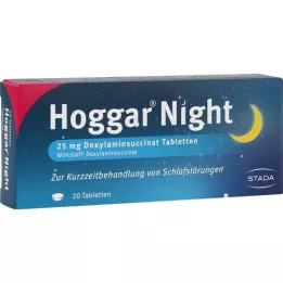 HOGGAR Comprimidos noturnos, 20 unidades